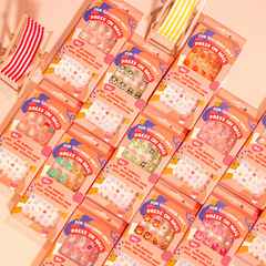 背膠兒童美甲指甲貼片創意可愛卡通指甲片童趣穿戴甲甲片成品批發