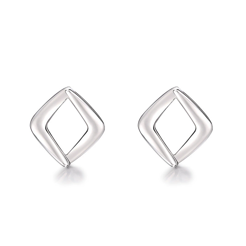 乾佳 Small design earrings, silver 999 sample, simple and elegant design