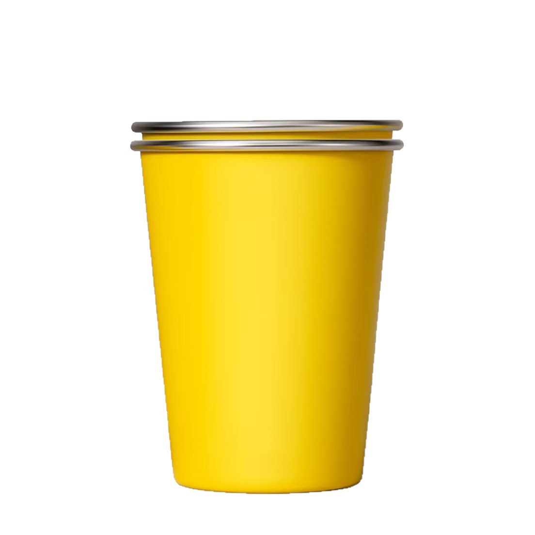 Taza de acero inoxidable 304, taza de café de una sola capa, taza de cerveza de verano para restaurante, taza para bebidas frías, taza de agua con logotipo elegante