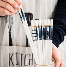 廠家批發日式陶瓷筷子 公勺公筷套裝禮盒裝 餐具禮品印字logo