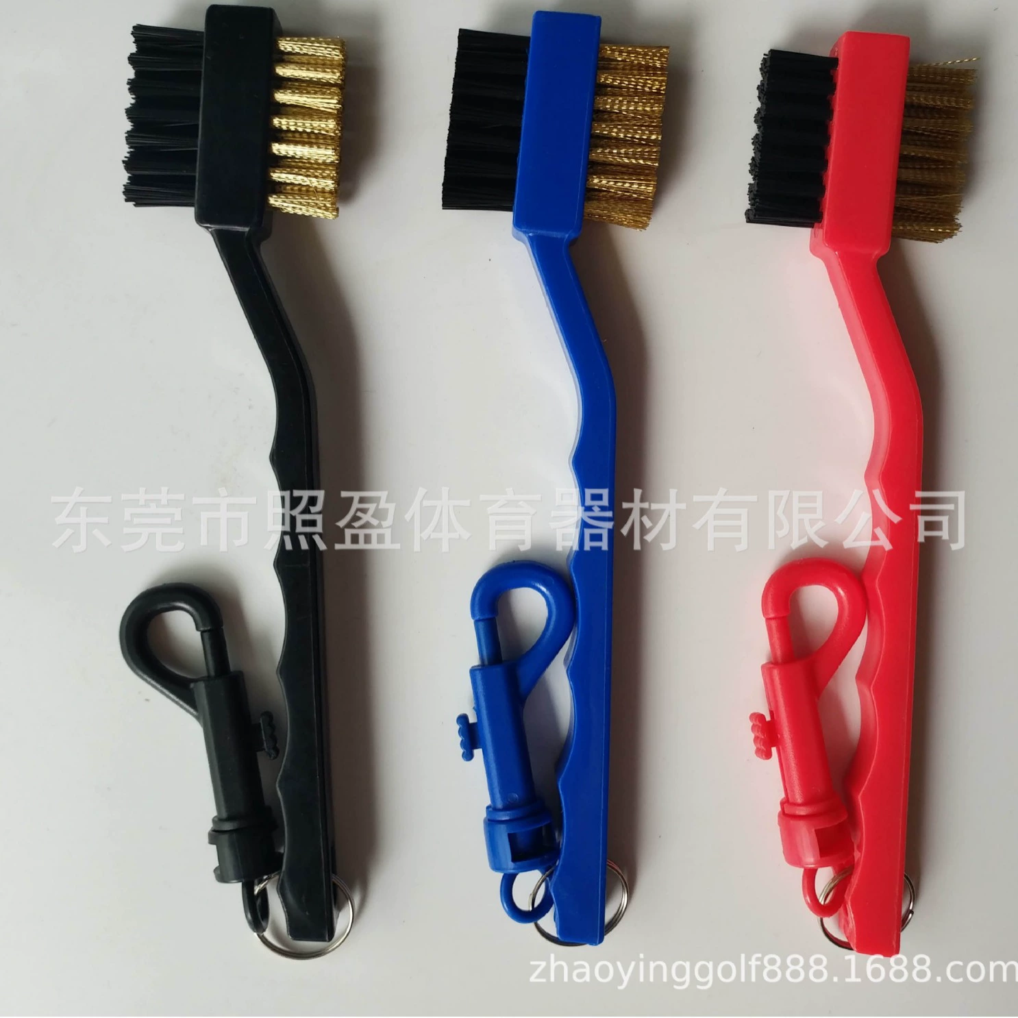 Производители поставляют гольф-клуб Кисть, двухсторонняя щетка, щетка чистки шарика щетки, аксессуары для гольфа