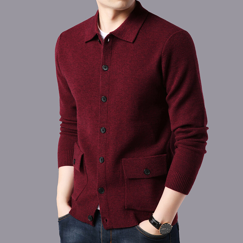 Comercio exterior estilo caliente 2025 suéter de punto de primavera y otoño para hombre chaqueta de punto suéter casual de moda para hombre chaqueta de suéter