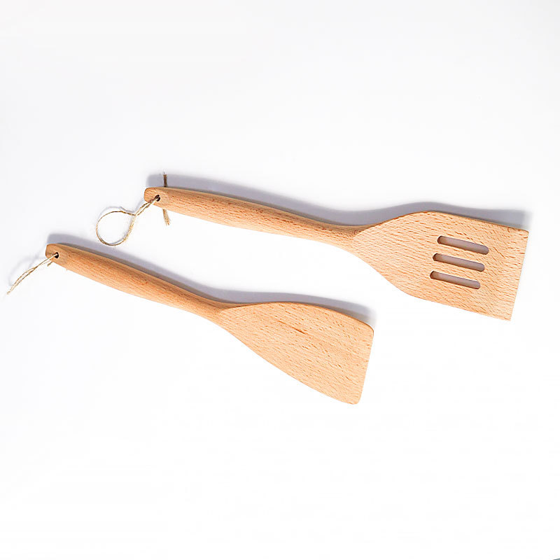 东莞外贸工厂木制厨具定制 烹饪木铲木质漏铲实木防烫铲榉木锅铲