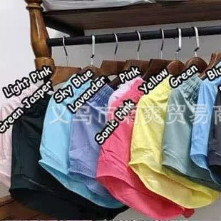 Cross-Border New Lulu Women's Lightweight Breathable Sports Shorts Elastic High Waist Belt Lined Yoga Pants Running Fitness