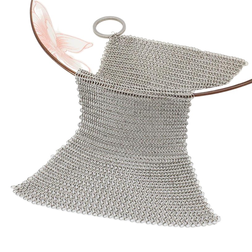 Anillo único de acero inoxidable dos anillos de tres anillos anillo ultrafino cocina lavavajillas olla malla limpieza artefacto cepillo olla red