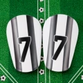 Number 7 Black/White (XS 8cm Long x 5cm Wide)