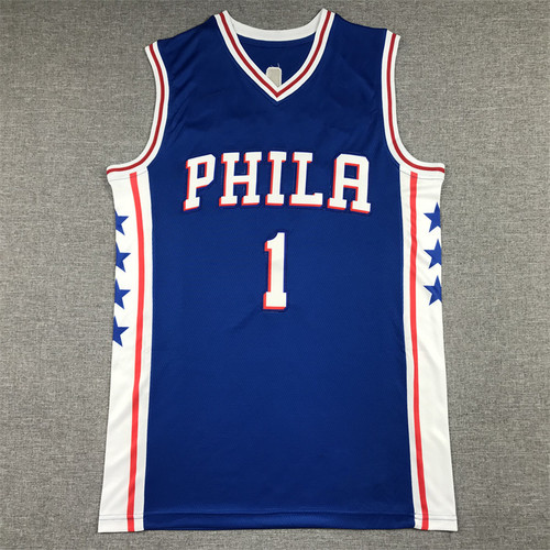 Summer cross-border jersey 76ers 1 Harden 21 Embiid 0 Maxi embroidered training jersey sports basketball uniform