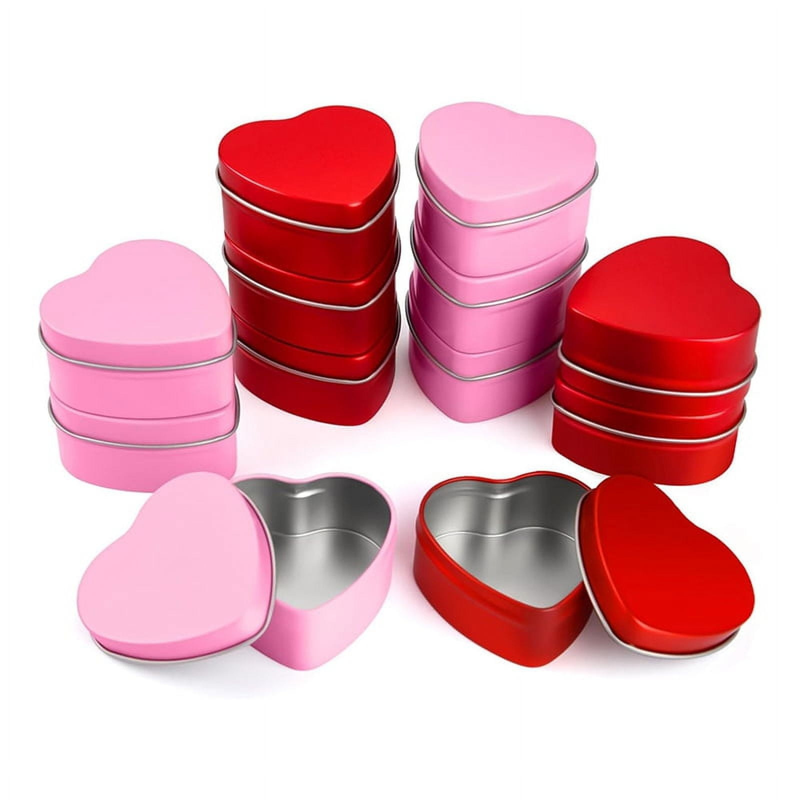 Caja de hojalata en forma de corazón con ventana, caja de almacenamiento de joyas con logotipo personalizado, caja de embalaje transfronteriza, caja de hojalata de exportación con tapa image 7