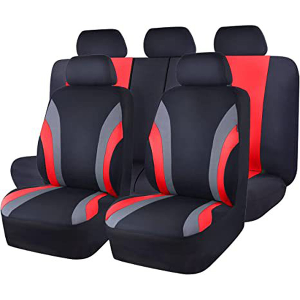 Fabricante general de doble cintura cojín de asiento de color conjunto completo agregado cubierta de asiento de automóvil todo incluido cojín de tela de asiento image 4