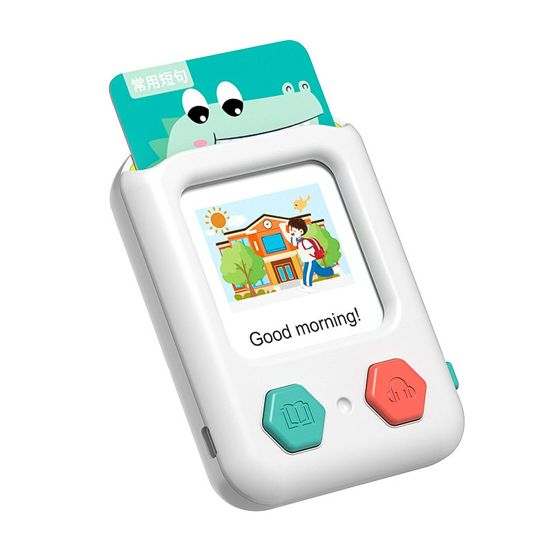 Children's Card Reading Machine, Language, Mathematics and English Learning Machine, Logical Thinking Training, Enlightenment Educational Toy Card, Early Education Machine 5