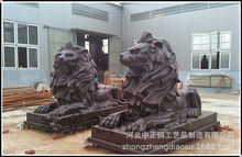 大型故宫铜狮子 加工山西铸铜狮子摆件 制作故宫铜狮子雕塑