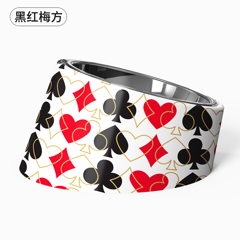 Tacos de decal para mascotas para gatos y perros Tacos para perros Tacos de acero inoxidable para perros Tacos de perros de doble capa