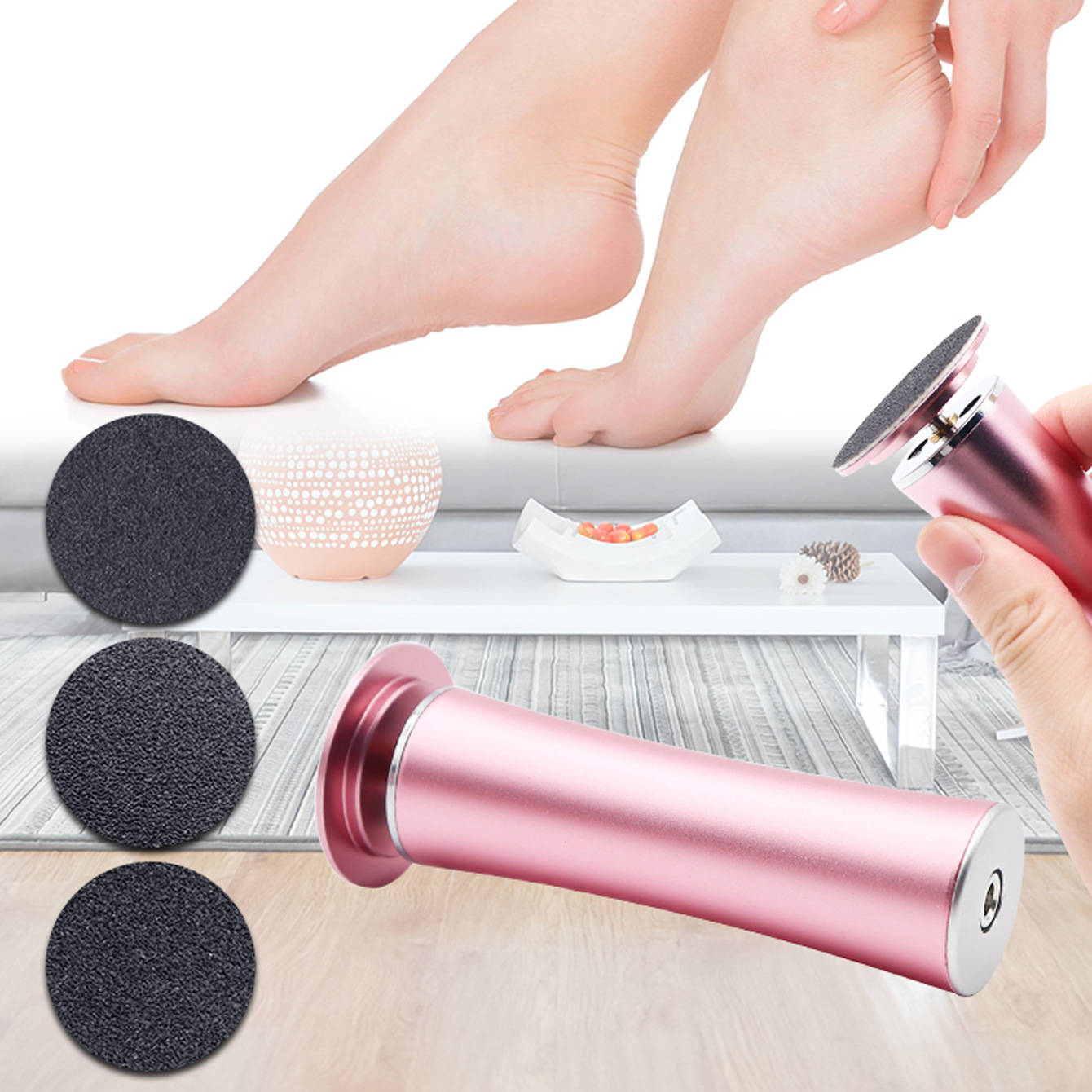 Three generations Electric Grinding foot control Exfoliating Calluses Horny household automatic Repair of foot tool Pedicure