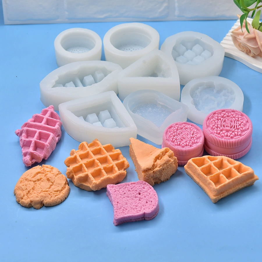 Waffle triangle cake cookie Oreo sandwich cookie shape baking cake mousse silicone mold