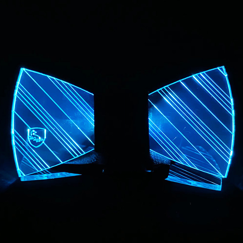 Nuevo LED luminoso pajarita el luminoso pajarita Baile de la boda del partido creativo flash pajarita diez colores opcionales al por mayor
