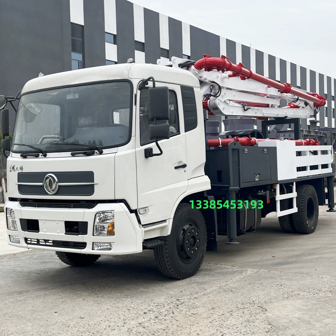 18m Бетононасос на шасси грузовика 18m Маленький автобетононасос Маленький автобетононасос Sky Pump Truck Автобетононасос на шасси