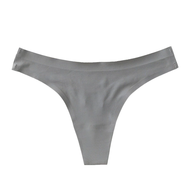 Внешняя торговля женское нижнее белье сексуальные прозрачные ледяные шелковые с низкой талией Бесшовные женские трусы стринги