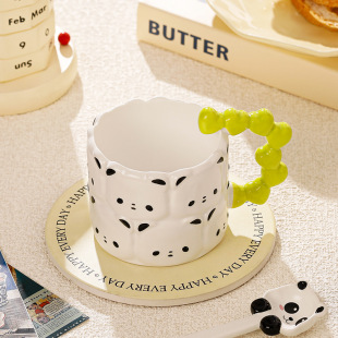 Cute Macey Chet Ceramic Mug Mug Home Office High Color Value Milk Cup Birthday Gift Water Cup Student