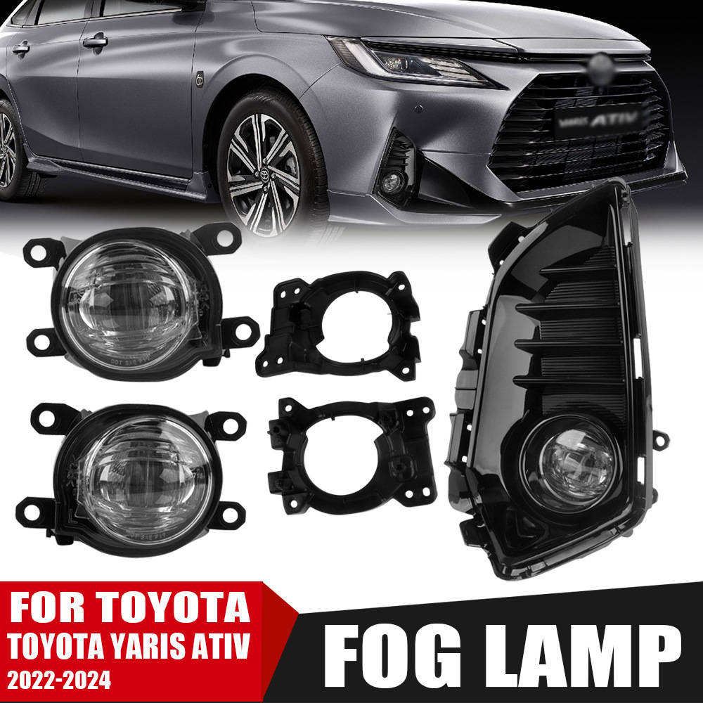 Aplicable a Toyota 22 / 23 Yaris ATIV lámpara de niebla delantera LED renovación de luz de conducción diurna de flujo de agua lámpara de barra frontal