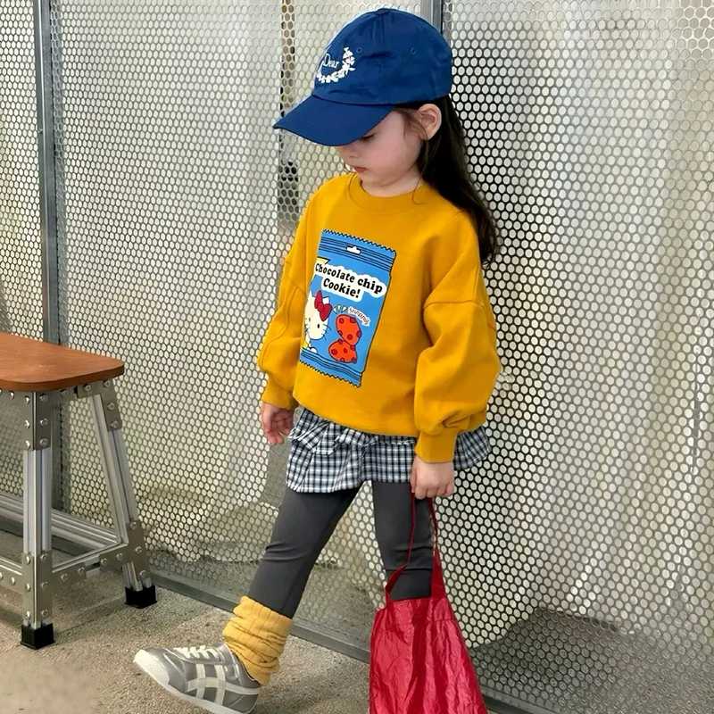 甜沫儿女童卫衣2025秋季新款韩版凯蒂猫印花长袖童装儿童瑜伽打底|undefined