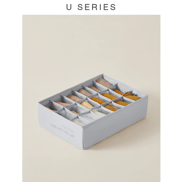 Sea salt, socks, storage box, 18 cells, washable