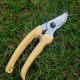 Taiwan old farmer 130A pruning shears milk yellow handle garden scissors flower pruning tool fruit branch shears tree branch shears