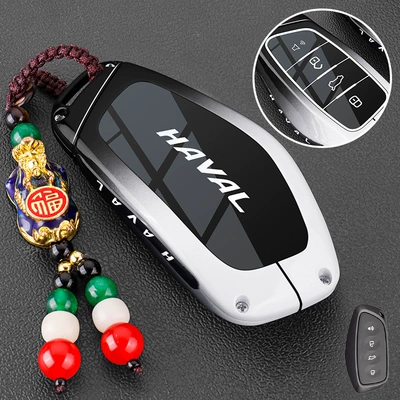 key case, Haval H6 Menglong | Car key bag - style-jlucky-pixiu-pendantink-black
