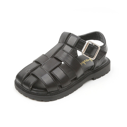 Boys Sandals  Summer New Children's Fashion Versatile Casual Girls' Baotou Sandals Medium and Large Children's Beach Shoes