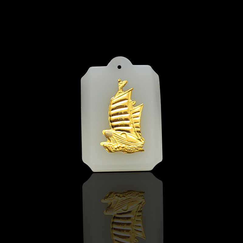 싱글 펜던트 + 비드 체인 (47*32mm)