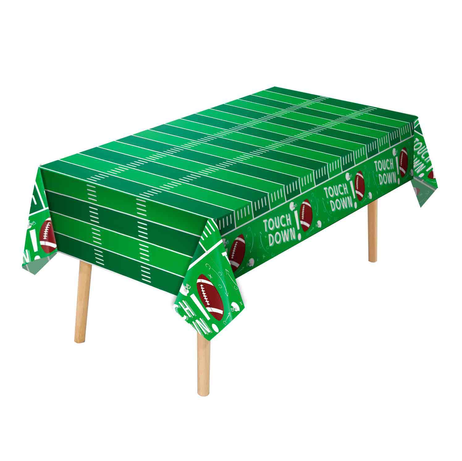 Mantel de futbolín verde Super Bowl