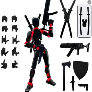 创意设计玩具模型特种兵多武器人手办桌面关节可动3D打印摆件定制
