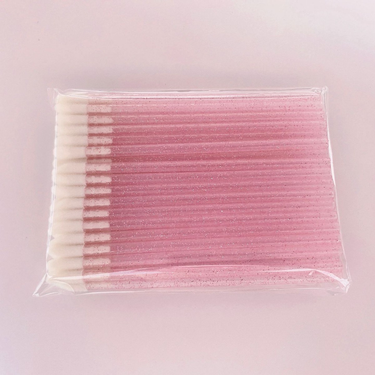 优汇得 一次性水晶杆空心杆唇刷 眉刷口红刷 美容化妆刷到手价5分