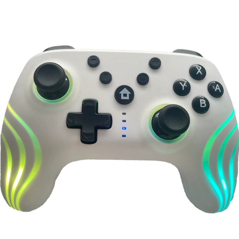 SWITCH PRO wireless game controller Android/IOS mobile phone with six-axis body vibration RGB colorful accessories