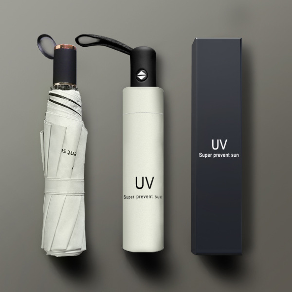 Automatic umbrella solar-powered