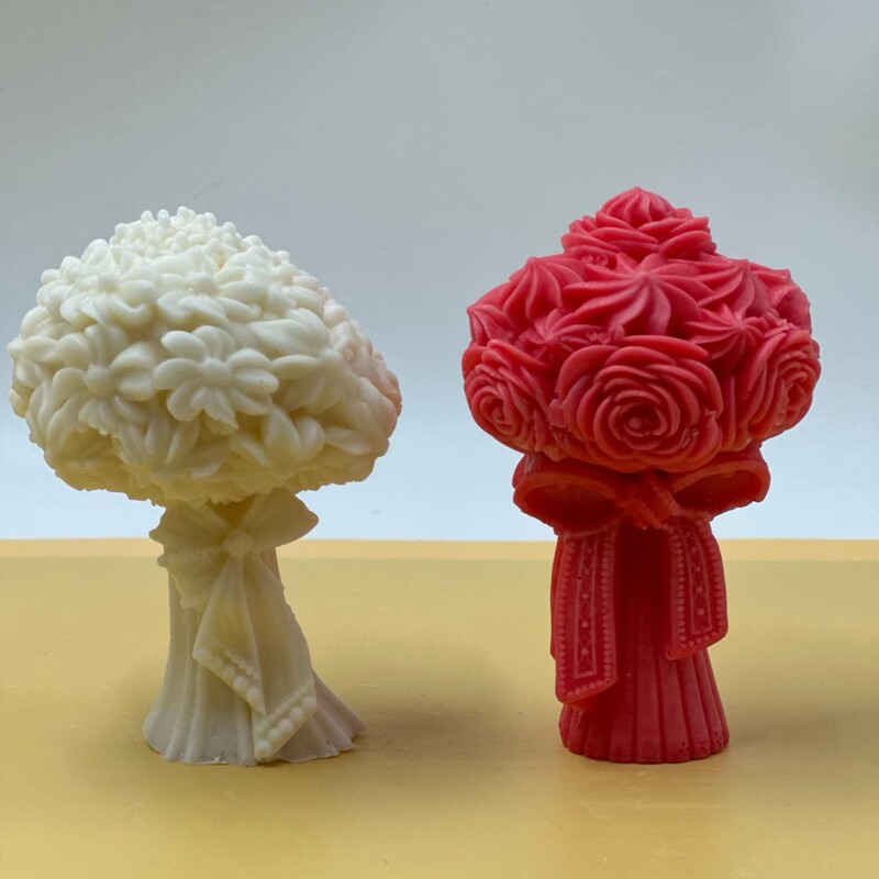 花束アロマキャンドルシリコンモールドローズブーケアジサイブーケモールド石膏ディフューザーストーンオーナメントモールド|undefined