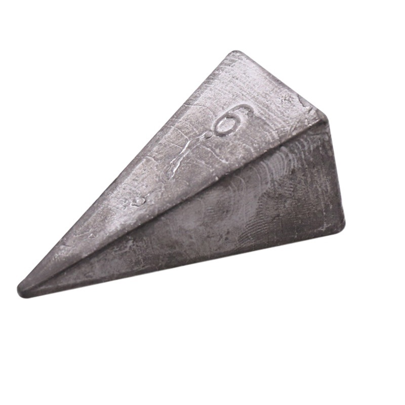 Transfronterizo pirámide colgante de plomo triángulo colgante de cuatro esquinas colgante de plomo OZ suministros de pesca con anillo de posicionamiento bajo el agua pesca en el mar