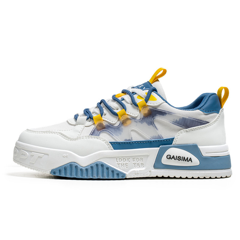 Estudiantes zapatos de patina baja otoño 2025 nuevos zapatos casuales de suela gruesa de diseño de nicho zapatos deportivos de moda zapatos de hombre