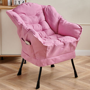 Lazy Sofa Single Chair College Dormitory Computer Chair Balcony Small Sofa Soft Bedroom Backrest Recliner Trade