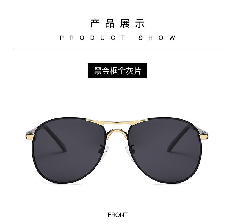 Vintage-Polarisationssonnenbrillen mit Premium-Look für Herren, Pilotensonnenbrille, Fahrerbrille, polarisierte Fahrerbrille im Großhandel
