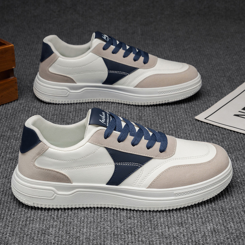 2025 zapatos de hombre de verano nuevos deportes casuales de moda coreana versátil nicho suave zapatos de skate de altura baja para hombres