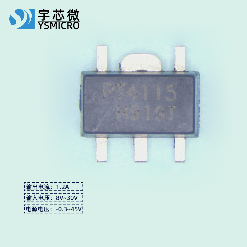 LED���������� PT4115 SOT89-5 ��ѹ��������IC PT4115