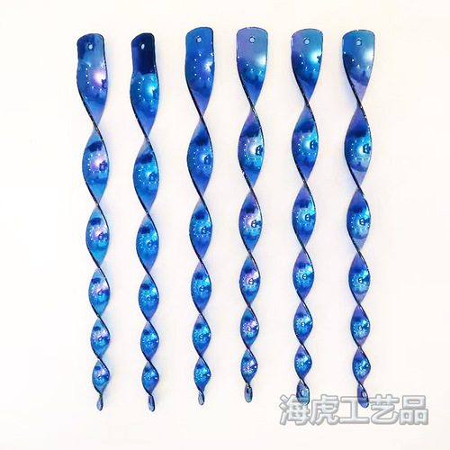Manufacturer wholesale spiral wind bird-repelling bar orchard bird-scaring colorful reflective strip vegetable field apple grape orchard bird-repelling device