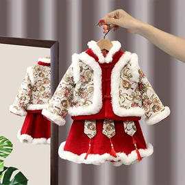 童汉服;儿童表演服;童民族服装