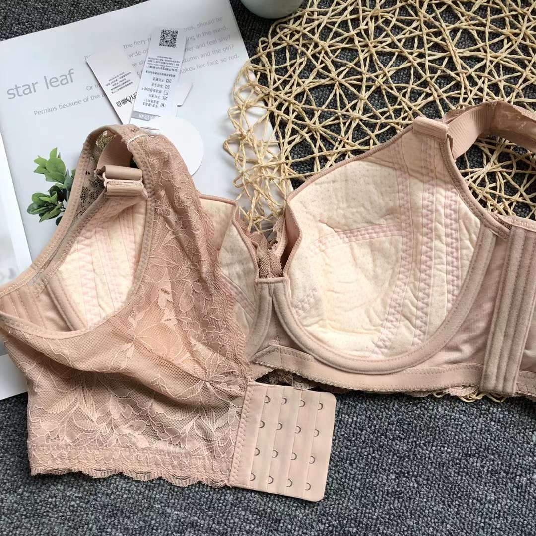 Nueva alta calidad de la Copa de algodón fino transpirable ropa interior de las mujeres de Poli ajustable Orejas de conejo ultra-Delgado sujetador al por mayor