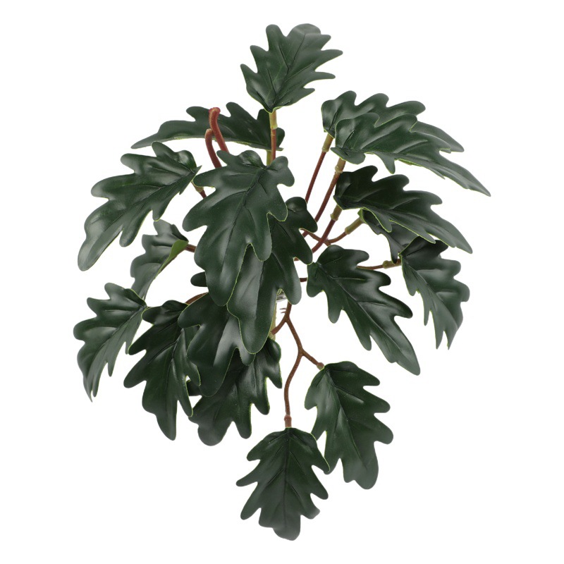 Artificial plant home artificial flower leaf handle beam hotel indoor flower arrangement artificial green leaf props decoration