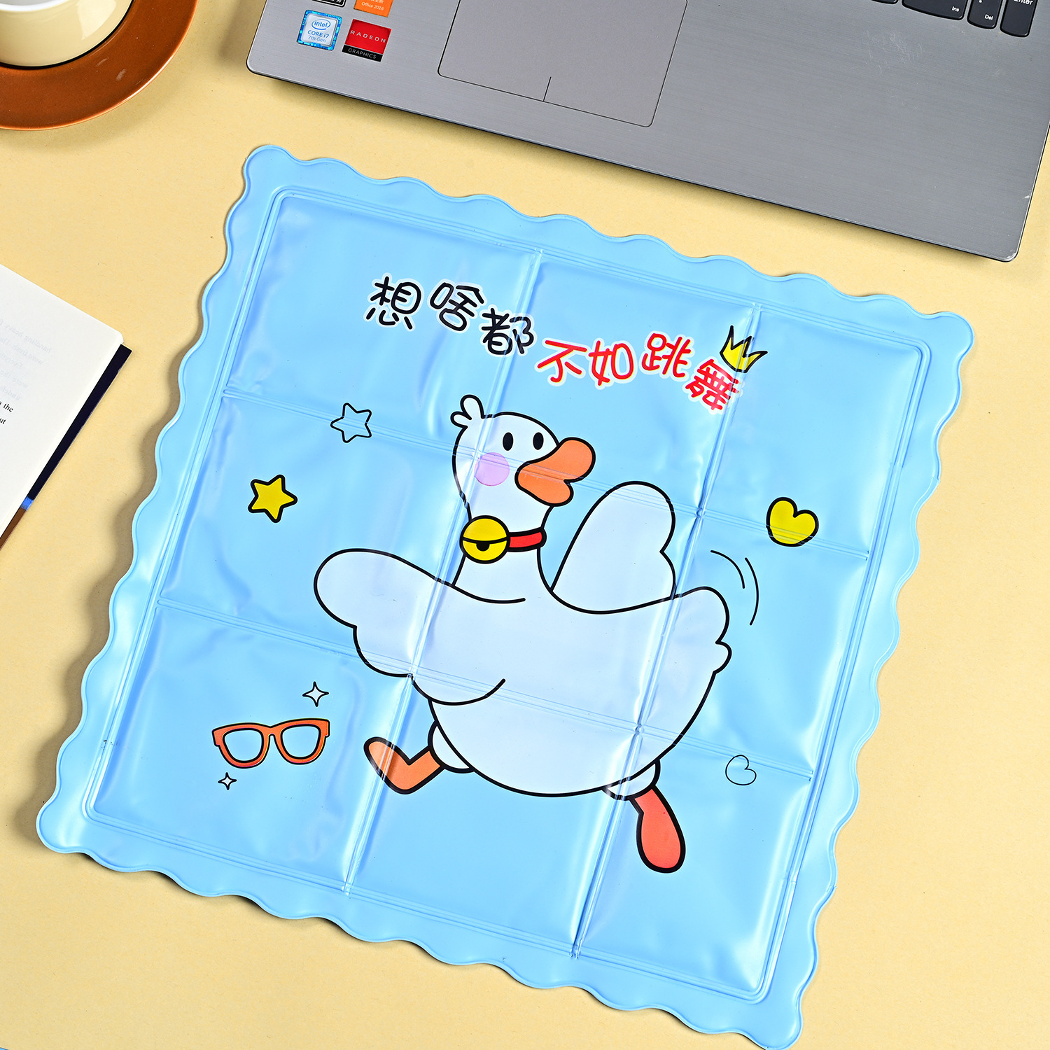 New Ice Pads for Summer, Cooling Products for Students, Ice Crystal Car Cartoon Gel Seat Cushions, Pvc Ice Seat Cushions Wholesale