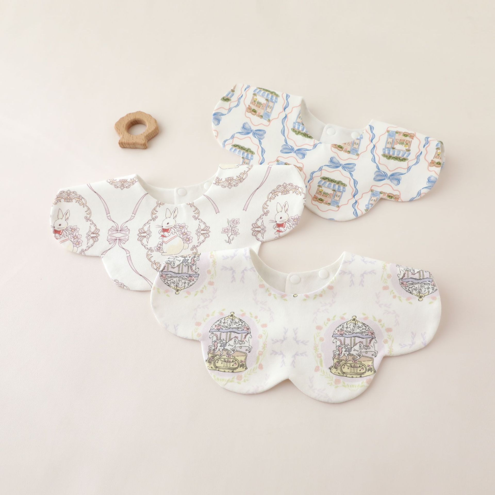 Baby Saliva Towel 0-3 Years Old Burp Anti-Overflow Milk Newborn Bib Baby Saliva Towel Spit Milk Towel Bib