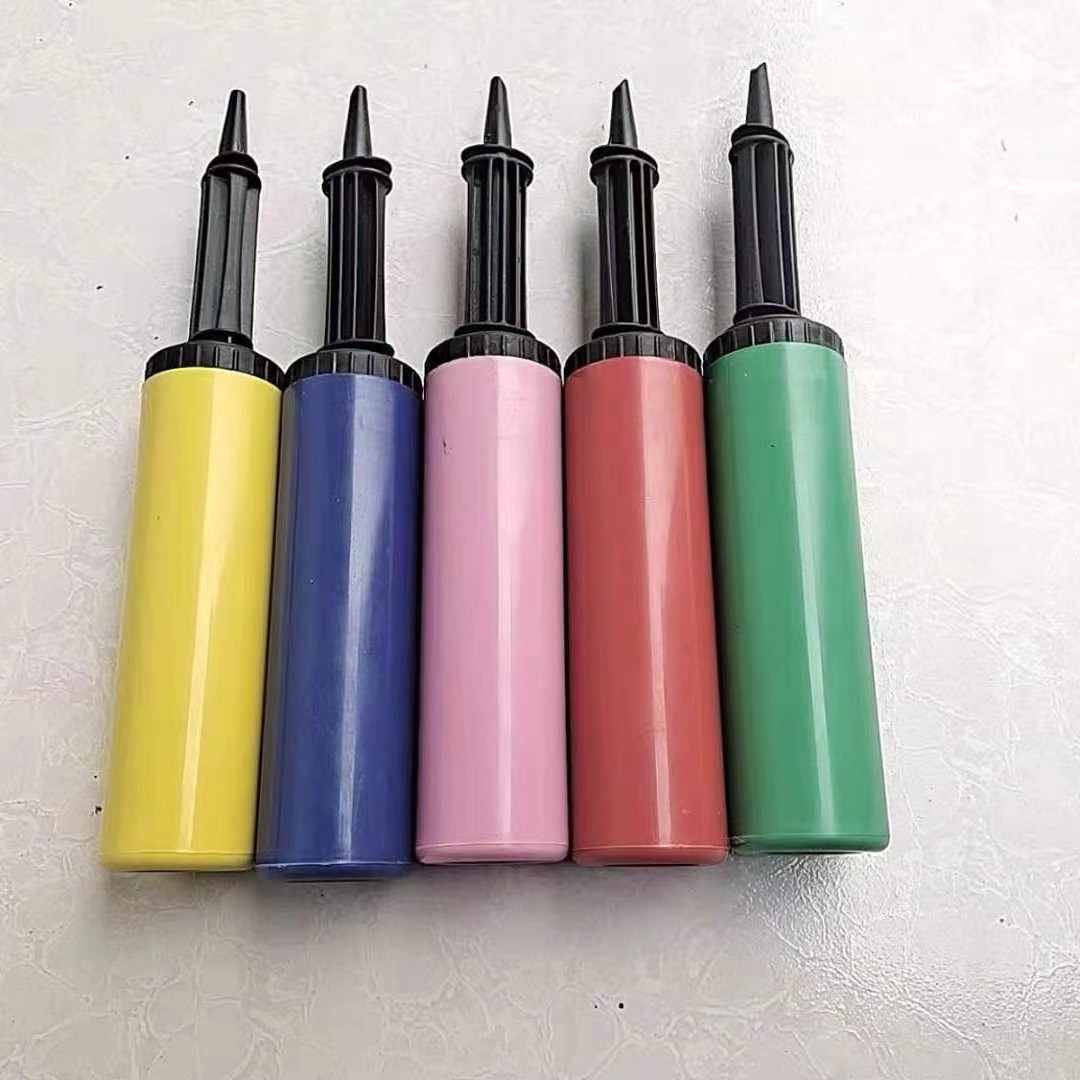 Globo anillo de natación globo inflable manual bomba de aire inflable mano empuje pie bomba de aire cilindro fábrica al por mayor