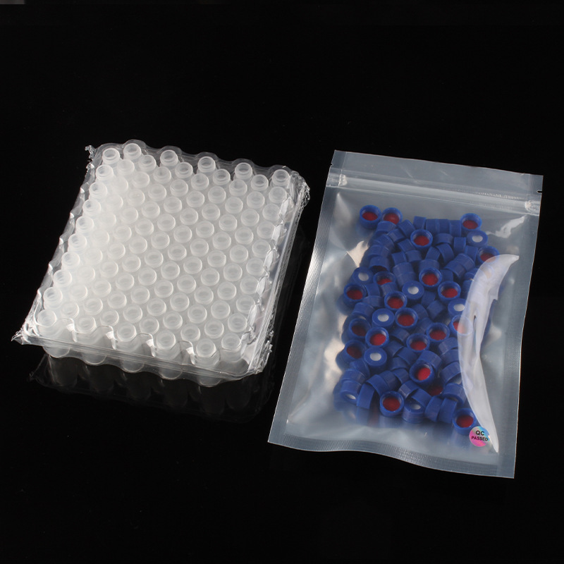 塑料气相液相进样瓶 1.5 2ml透明PTFE垫片顶空瓶替代安捷伦单盒价