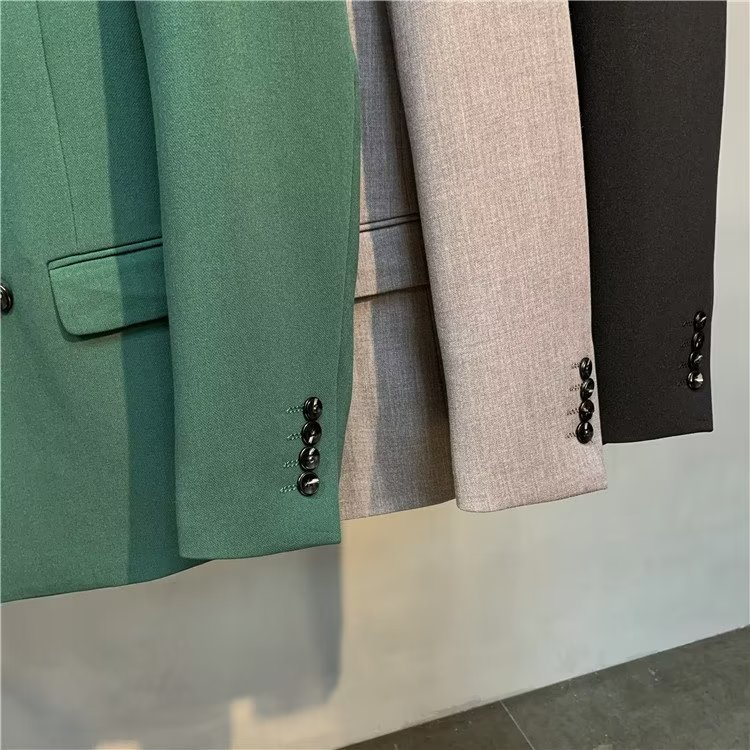 Blazer uomo doppio petto slim fit giacca elegante da uomo_voghion.com